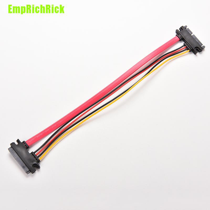 Dây Cáp Mở Rộng 12 Inch Male Sang Female 7 + 15 Pin Sata