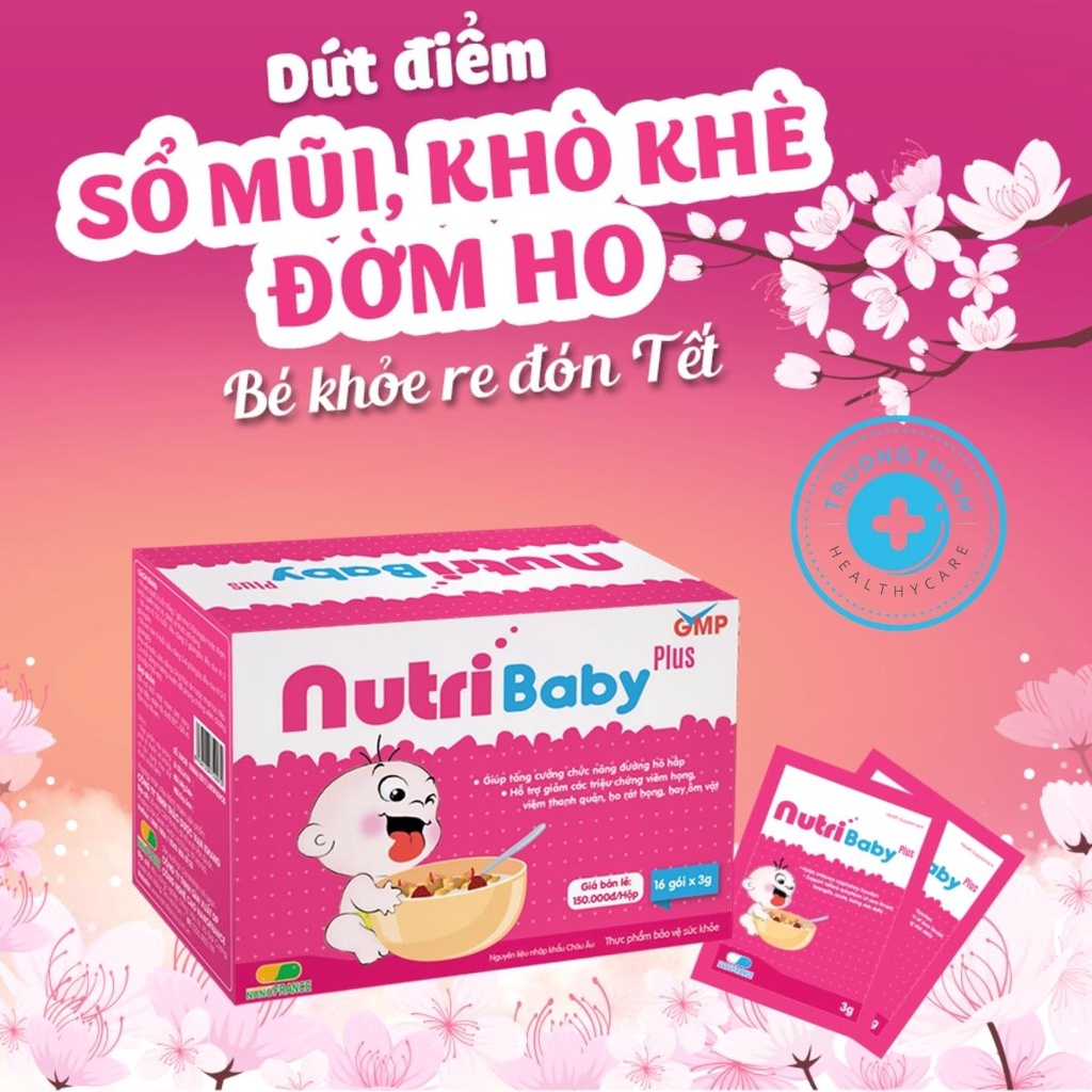 Tăng đề kháng trẻ em, giúp hạn chế viêm đường hô hấp NutriBaby Plus