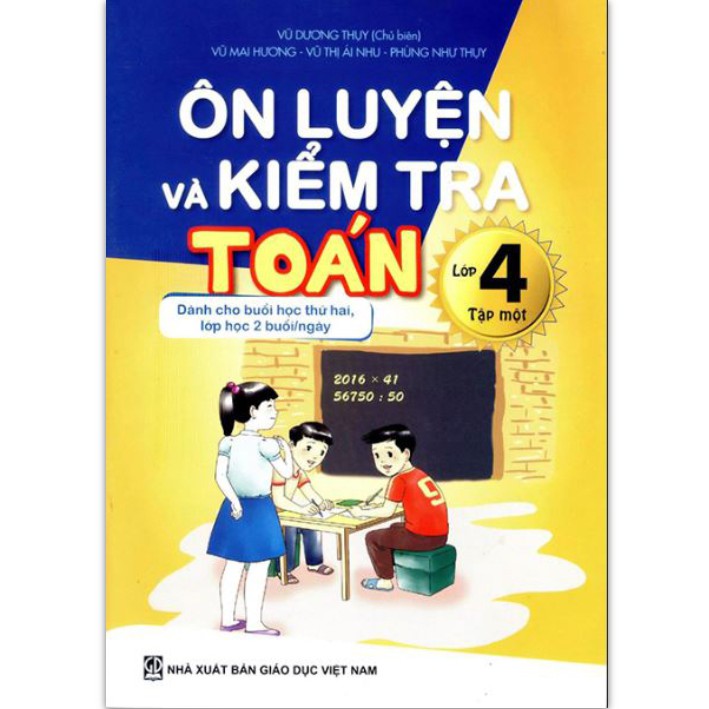 Sách - Ôn luyện và kiểm tra Toán 4 tập 1