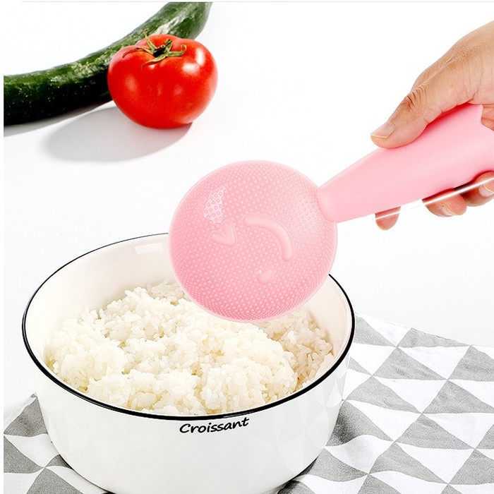 Muỗng Xới Cơm Hình Mặt Cười Đáng Yêu