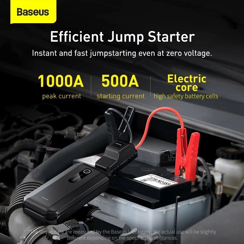 Bộ Kích Nguồn Baseus Super Energy Air Car Jump Starter ( 10000mAh, Peakcurrent 1000A)