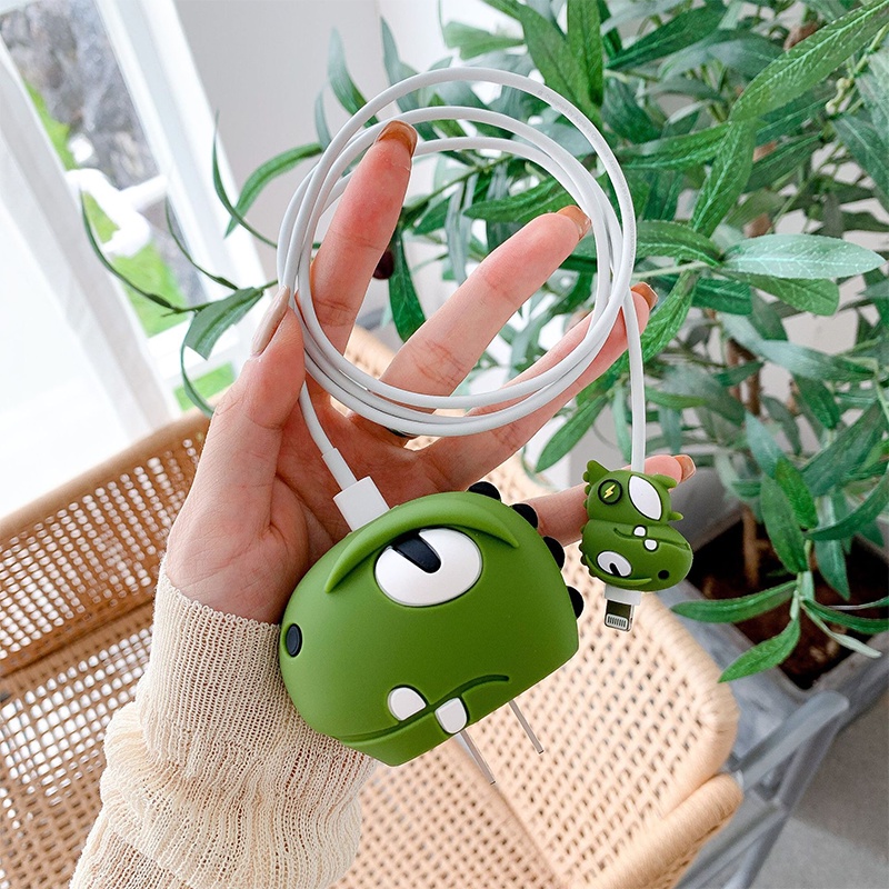 Phụ Kiện Bảo Vệ Đầu Sạc Bằng TPU, Bộ Phụ kiện bảo vệ cáp,Vỏ bảo vệ bộ sạc, cho APhone 18W và 20W