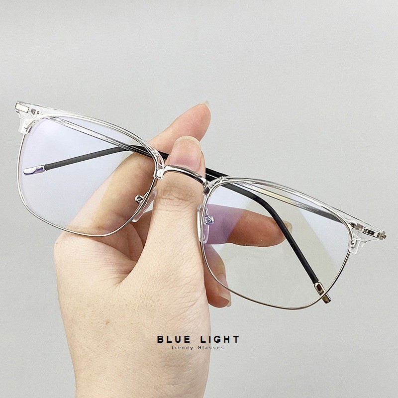 Kính Giả Cận, Gọng Kính Cận Nam Nữ Mắt Vuông Trong Suốt Cá Tính Không Độ Hàn Quốc - BLUE LIGHT SHOP | BigBuy360 - bigbuy360.vn