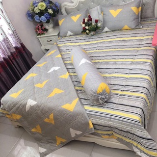 Bộ Chăn ga phủ chần gòn cao cấp