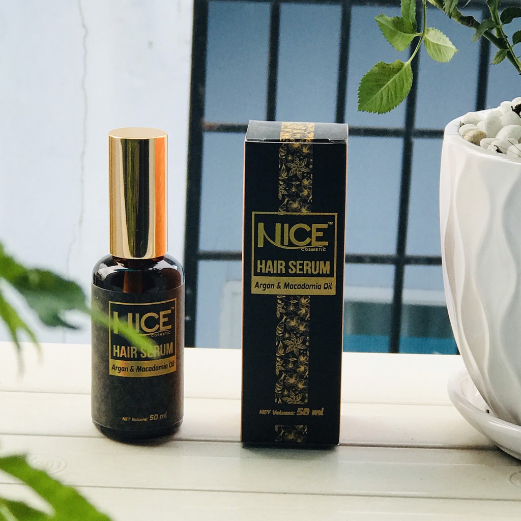 Tinh dầu dưỡng tóc, giữ nếp tóc uốn Nice Hair Serum 50ml