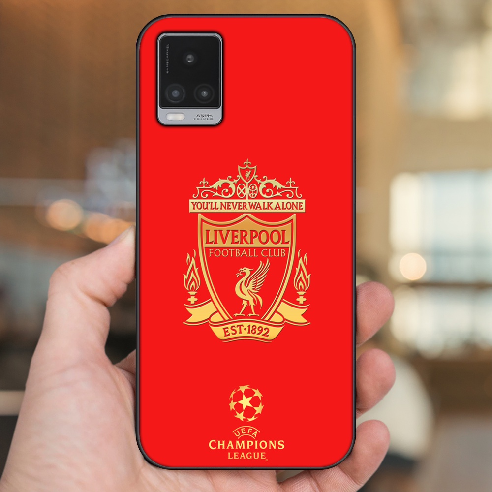 Ốp lưng Vivo V20 viền đen in hình Liverpool FC