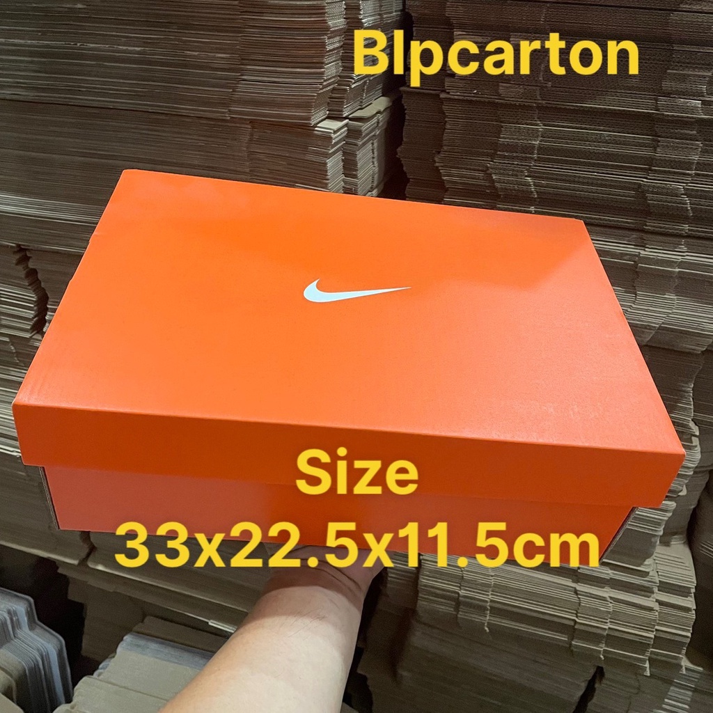 HỘP CARTON ĐỰNG GIÀY, DÉP CHÍNH HÃNG NIKE MÀU CAM