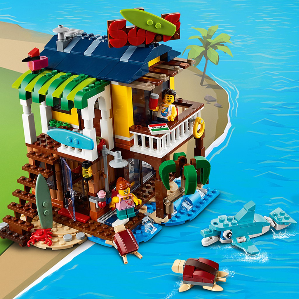 LEGO Creator Nhà Lướt Sóng Bãi Biển 31118