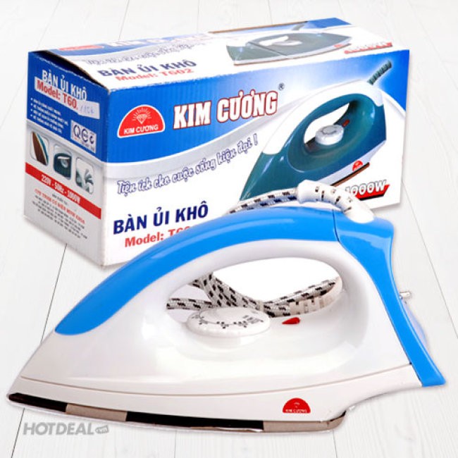 BÀN ỦI KIM CƯƠNG KC-T602 CAO CẤP GỌN NHẸ DỄ SỬ DỤNG