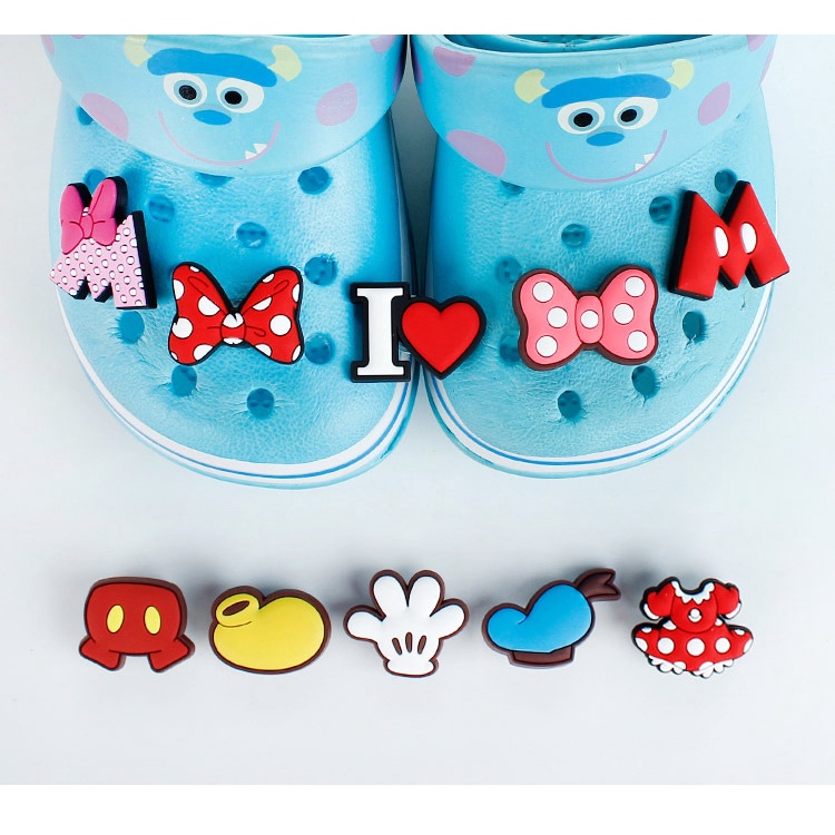 Ghim Cài Giày Hình Disney Minnie Croc Jibbits Jibits Hoạt Hình Chuột Mickey Jibitz Cho Nam