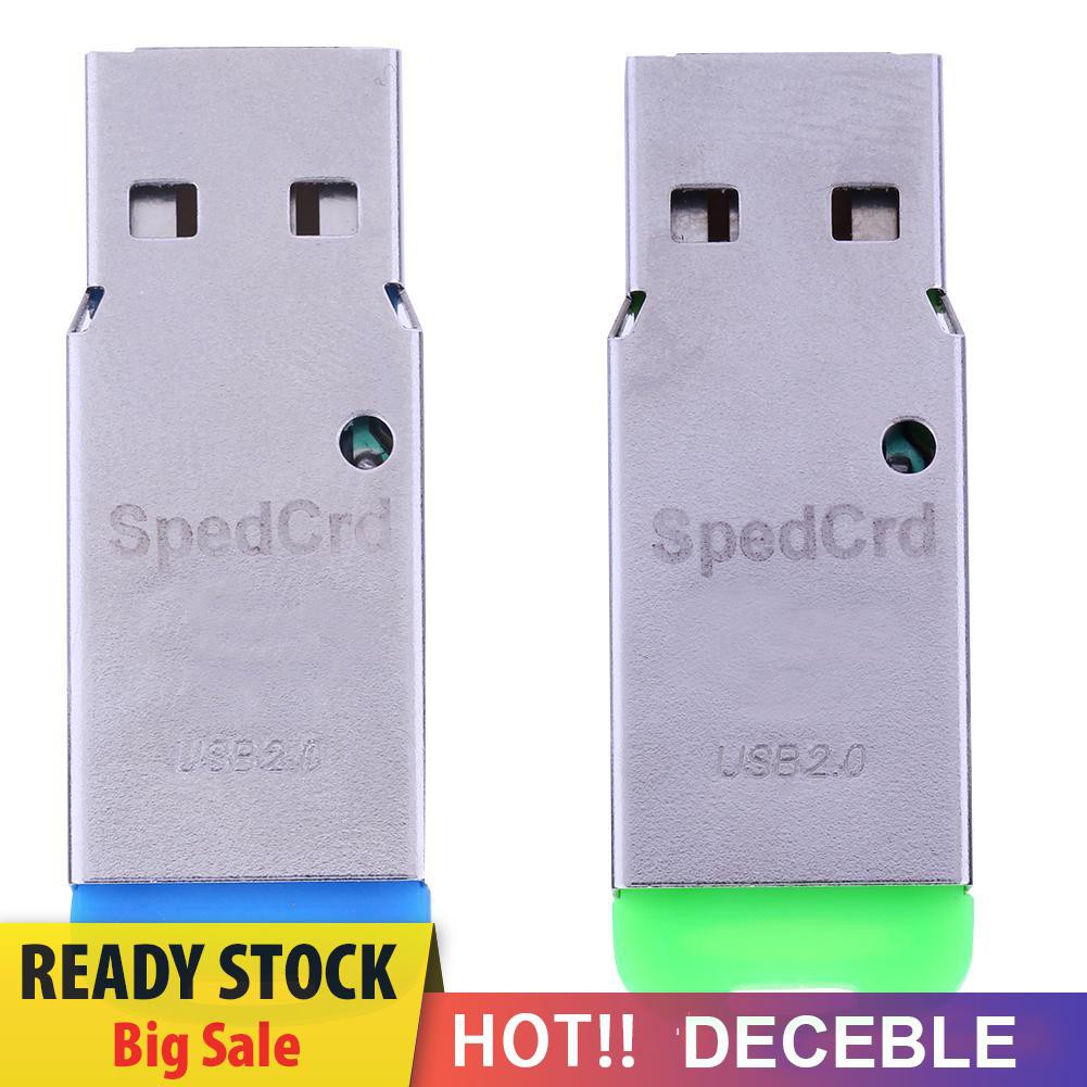 Hộp Kim Loại Mini Đựng Thẻ Nhớ Sd / Tf Usb 2.0 Siêu Nhẹ | BigBuy360 - bigbuy360.vn