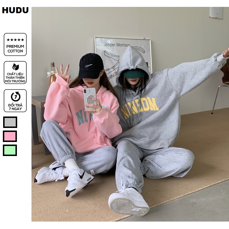 Áo Khoác Hoodie Nam Nữ Form Rộng Tay Phồng Form Đẹp Chuần Form, Áo Hoodie Unisex Vải Dày Mịn Chuẩn Form EDM
