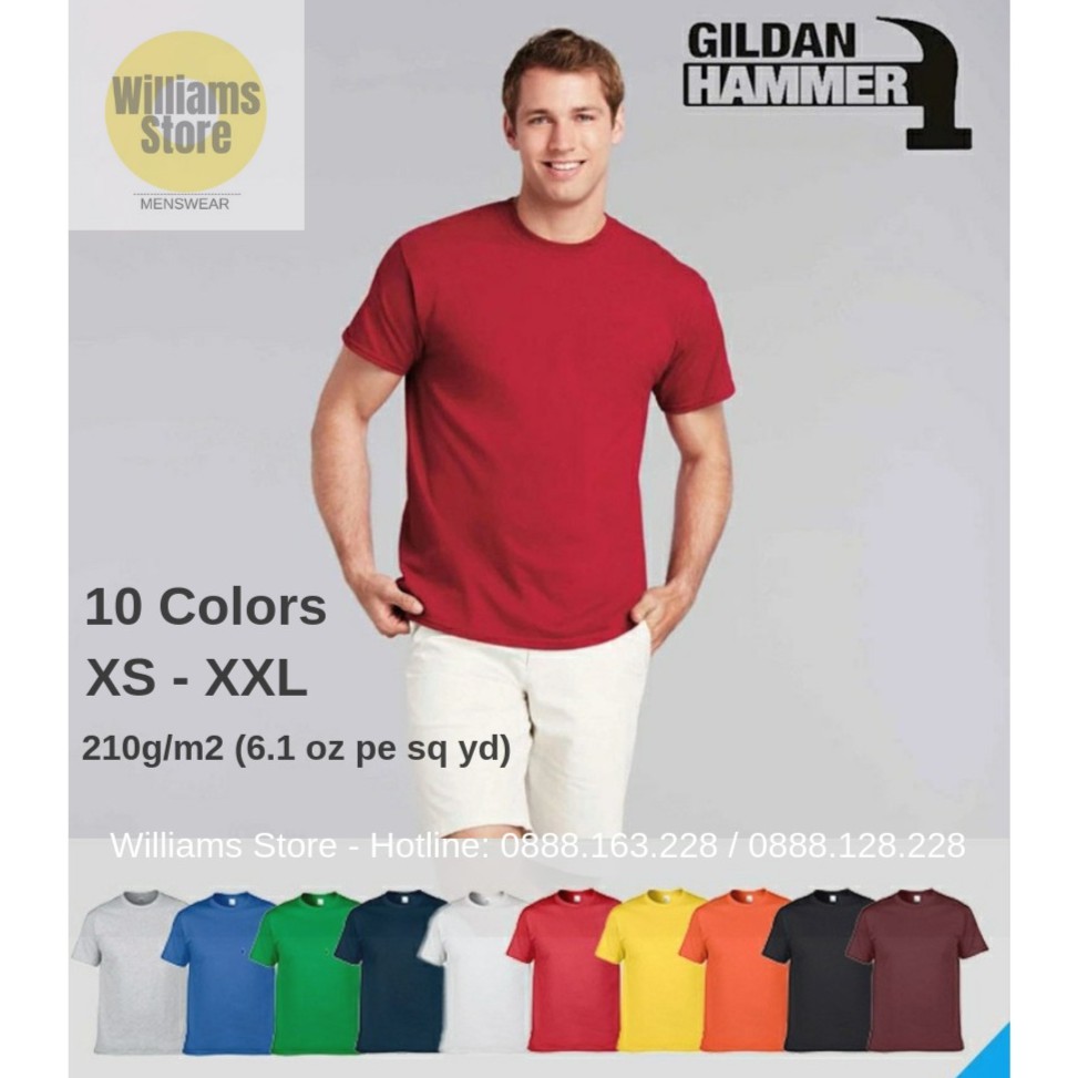 Áo thun Gildan Hammer (Ultra Cotton) (nhiều màu)