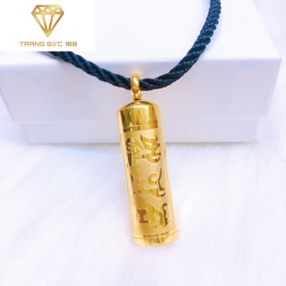 Dây chuyền chú đại bi dạng ống