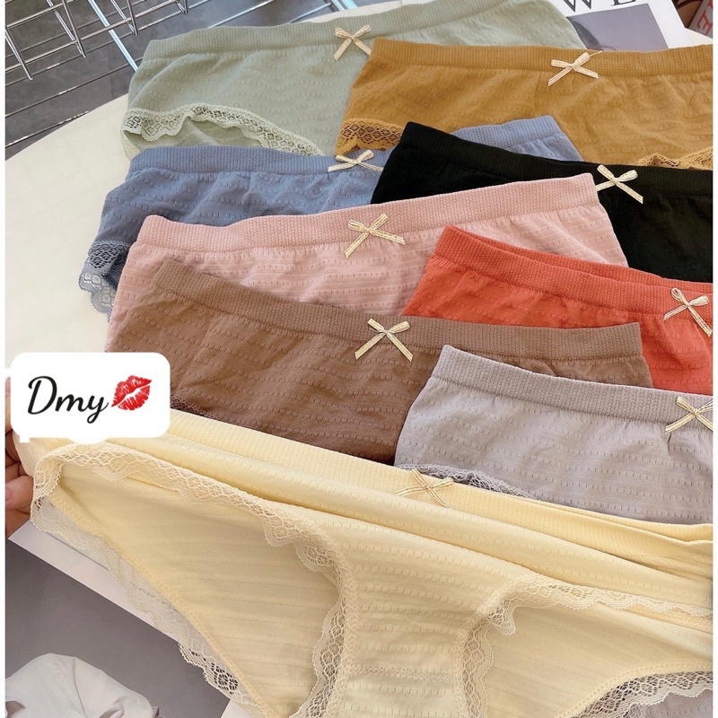 Quần lót nữ cotton trơn kháng khuẩn JUNIDO QL10