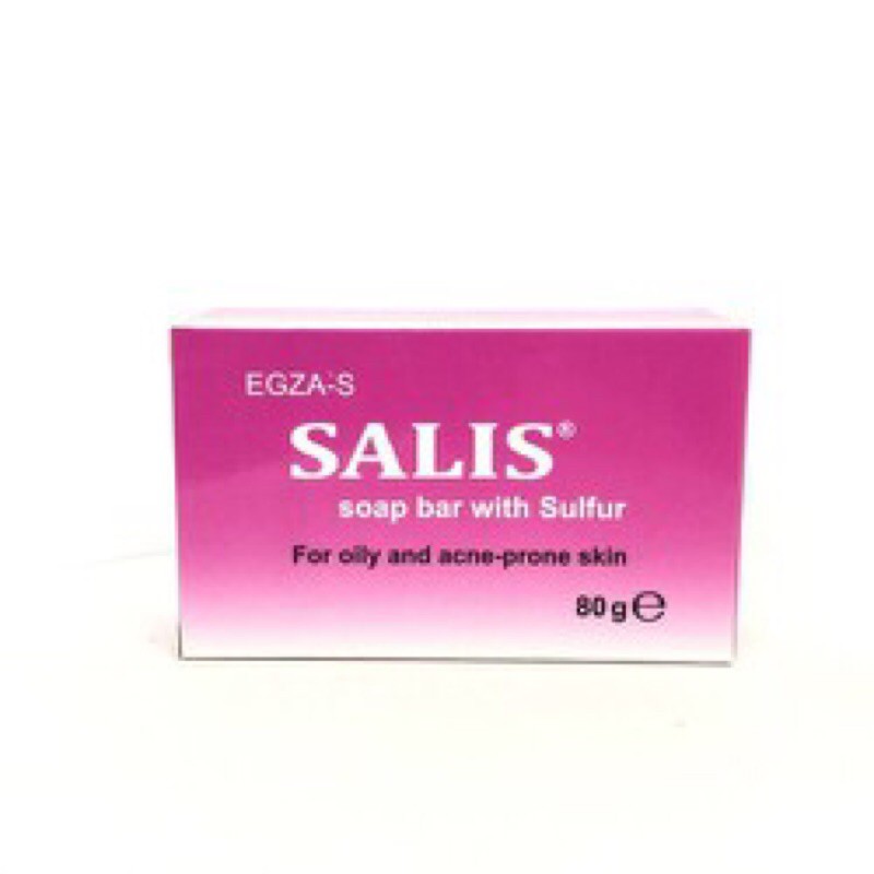 [Phân Phối Chính Hãng ] Bánh xà phòng SALIS soap bar giúp loại bỏ nhờn và bụi bẩn 80g