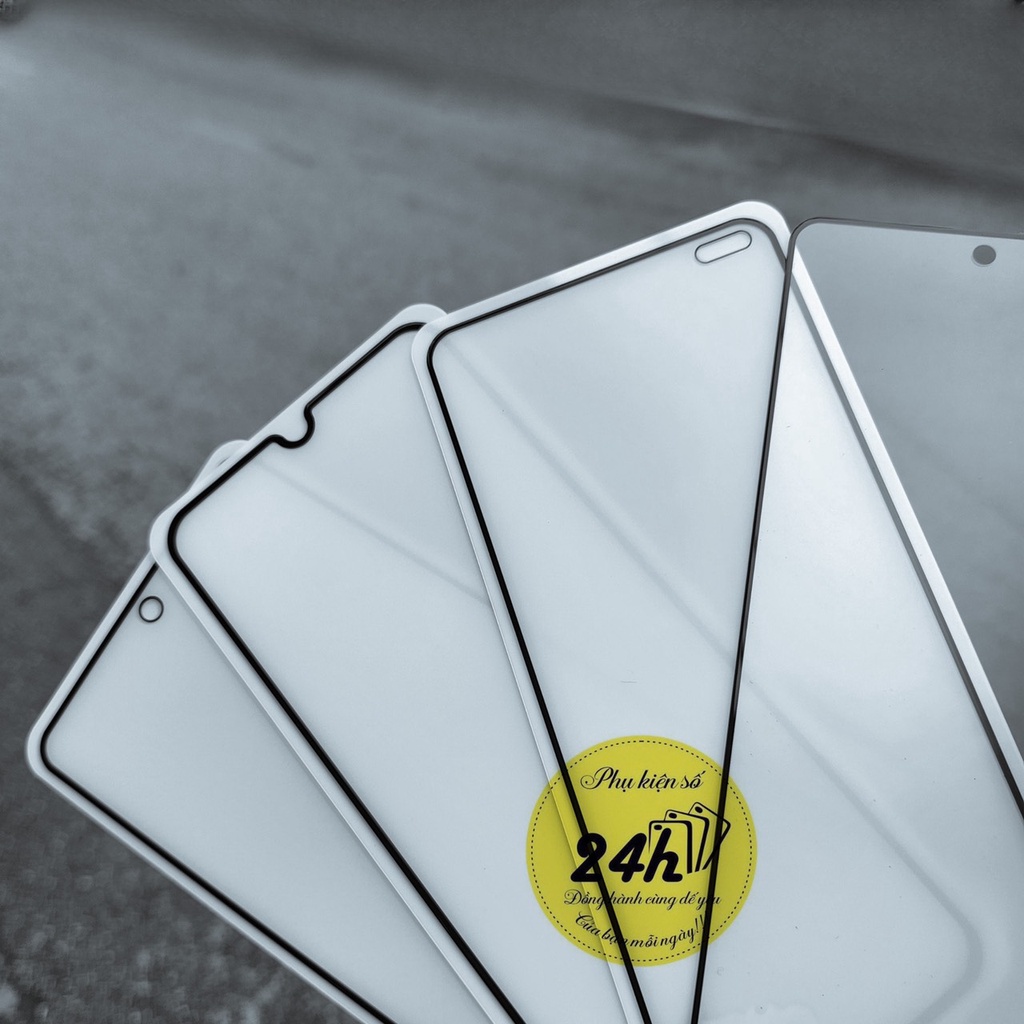 Kính Cường Lực Chống Vân Tay Cho Redmi Note 13 Pro Note 11 11s Note 11 Pro Xiaomi 13T 13T Pro 11T 11T pro Full viền Đen
