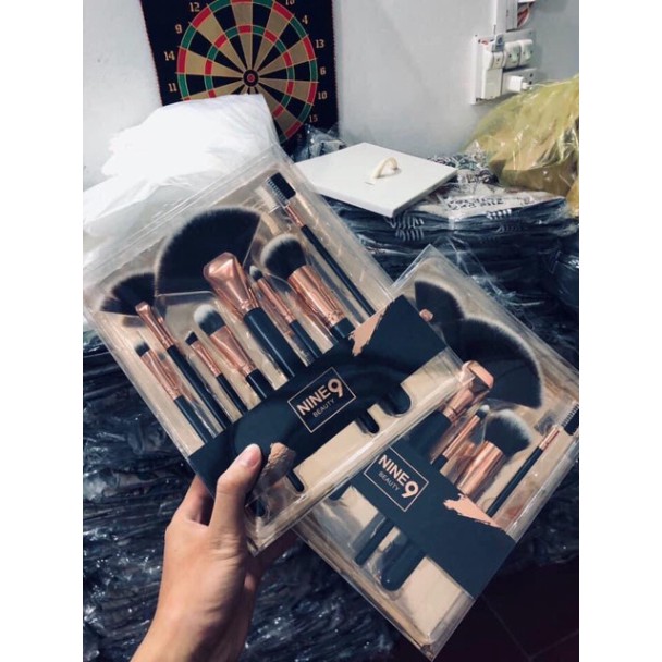 BỘ CỌ TRANG ĐIỂM NINE BEAUTY 9 GIRL ( 8 cây)