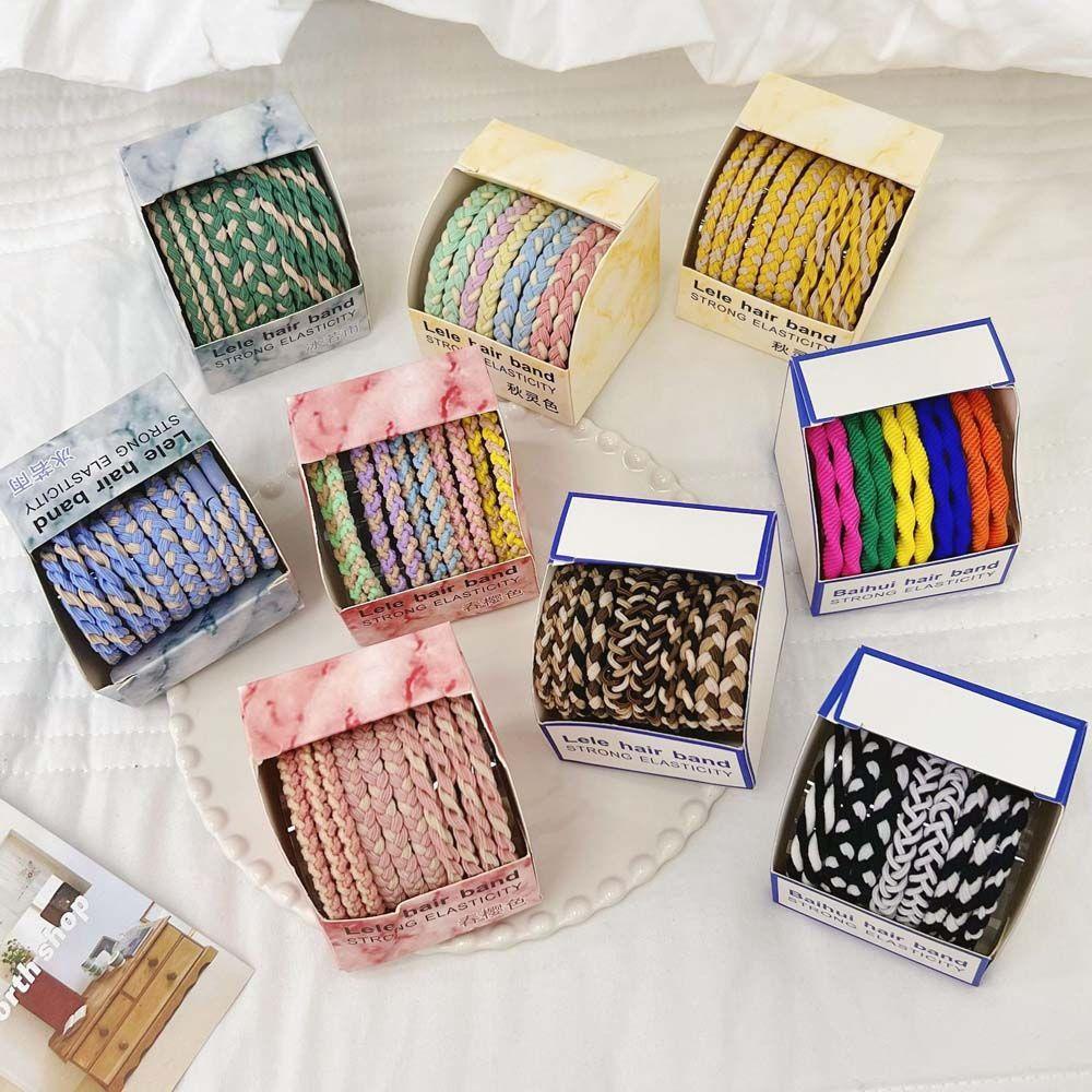Dây Buộc Tóc Cao Su Co Giãn Thời Trang Cho Nữ
