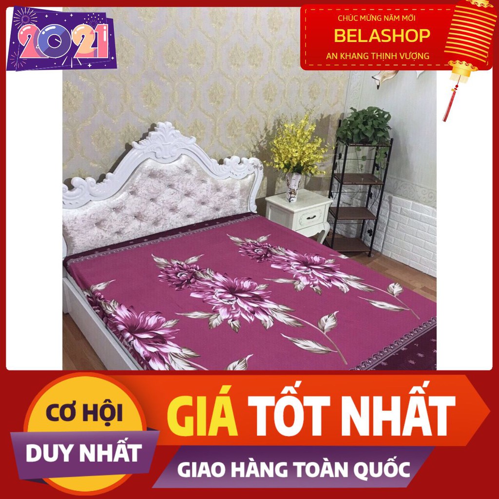 Ga chống thấm cotton hcm 1m6 mẫu hoa nền mận