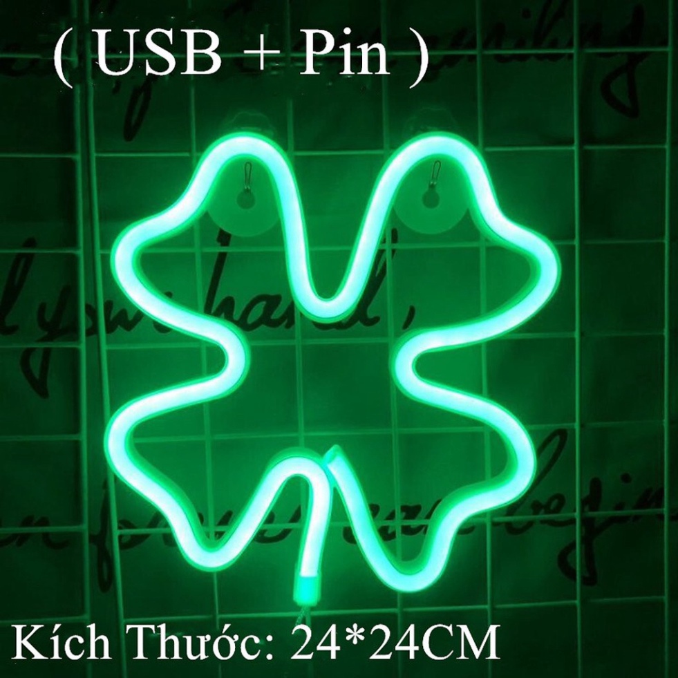 Đèn led neon trang trí Ledlin Nhiều mẫu đa dạng decor phòng trang trí nhà cửa