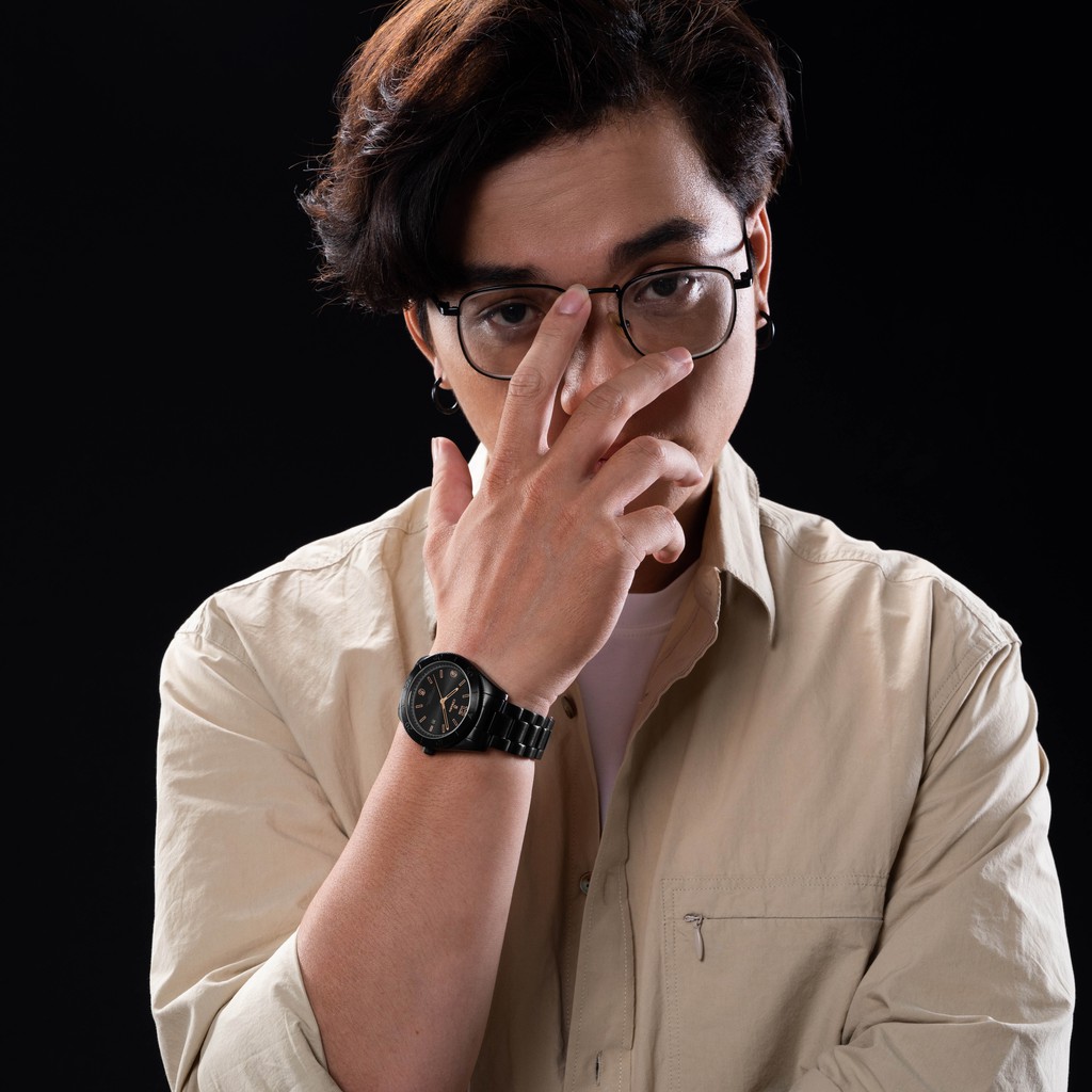 Đồng hồ nam Curnon Jackson Lava dây kim loại chính hãng - thiết kế thể thao, đếm giờ | BigBuy360 - bigbuy360.vn