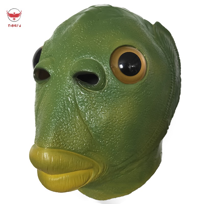 Mặt Nạ Hóa Trang Hình Cá Đáng Sợ Cho Tiệc Halloween
