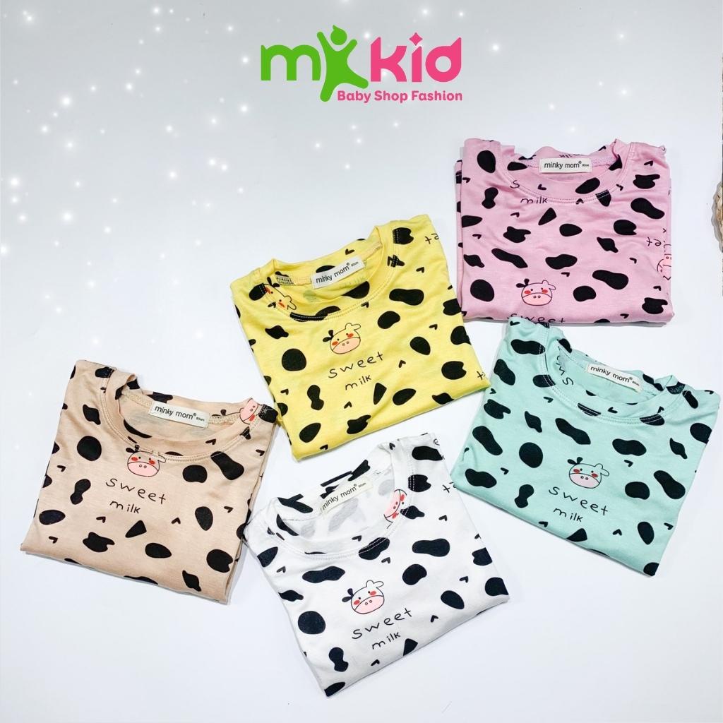 Bộ Cộc Tay Cho Bé  Bộ Minky Mom Cộc Tay Chất Cotton 100% siêu mềm mịn thoáng mát