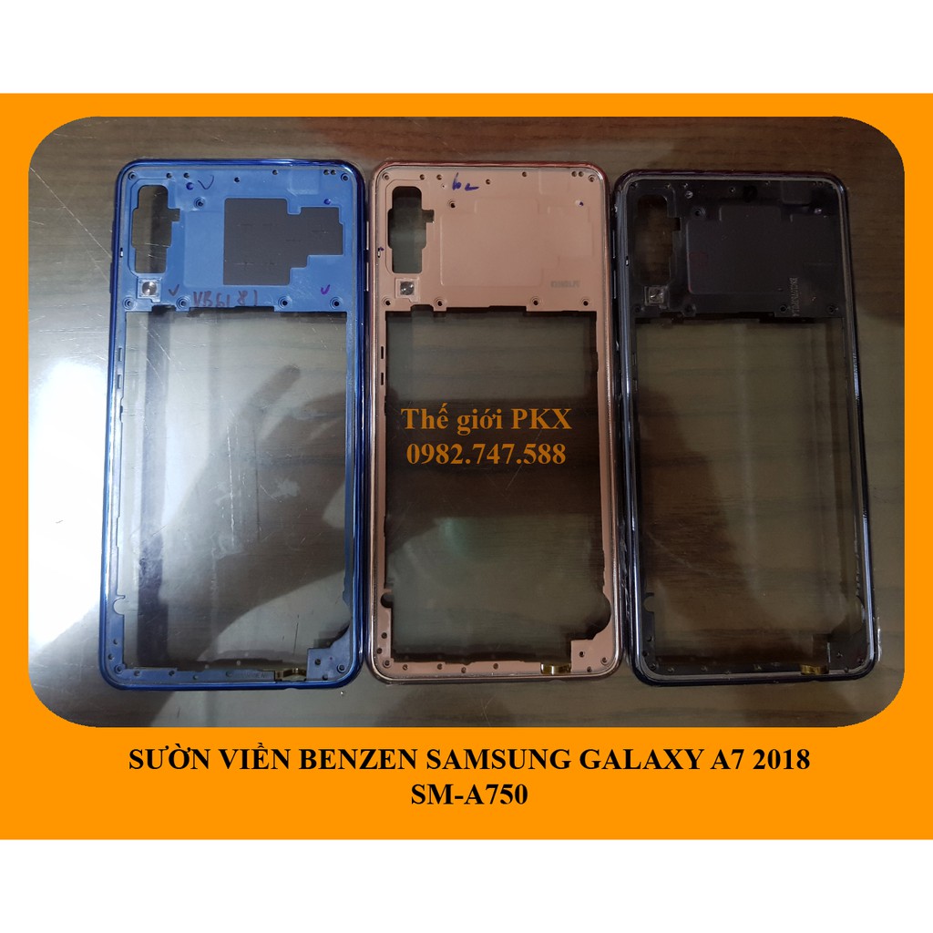 Vỏ khung sườn viền benzen Samsung Galaxy A7 2018 chính hãng A750