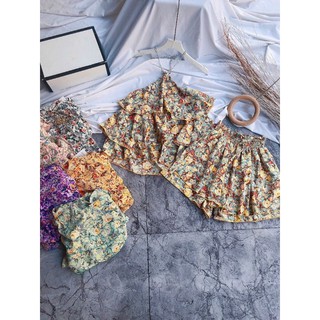 SET XINH ÁO BÈO YẾM MIX QUẦN