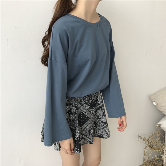 Áo thun Xiaozhainv dáng rộng thoải mái cho nữ 7 màu sắc tùy chọn | BigBuy360 - bigbuy360.vn