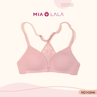 Áo lót Mialala không gọng thiết kế móc cài trước, đệm mỏng mềm mại thoải mái B005 NA4170931