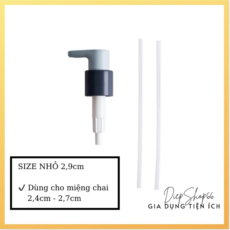 Vòi nhấn thay thế -cho nắp chai lọ nước tương , nước mắm , sữa tắm , dầu gội tiện lợi 0011