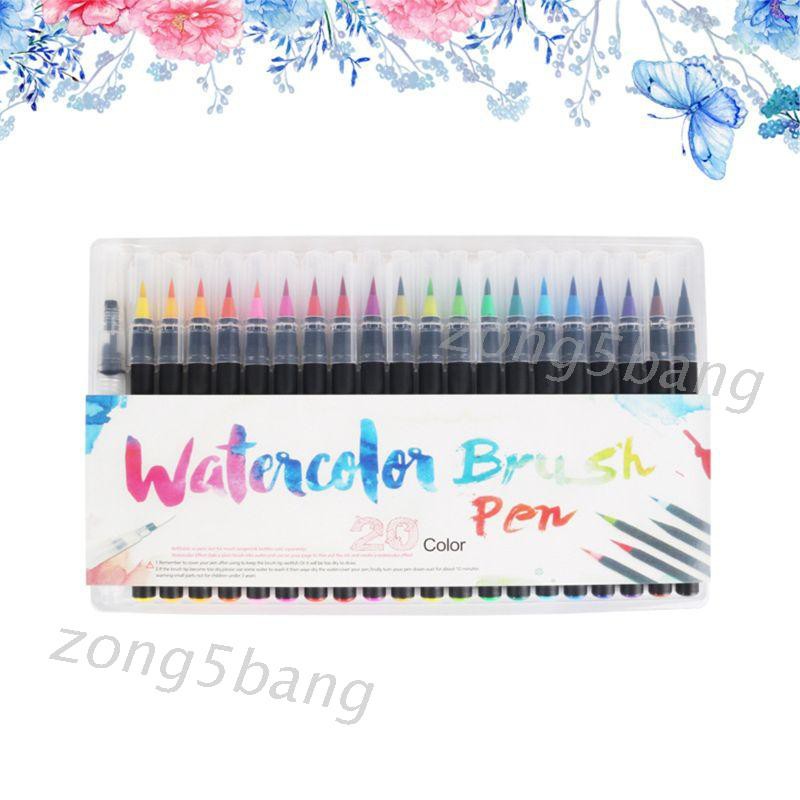 Set 20 Bút Màu Nước Đa Năng Tiện Dụng Chất Lượng Cao Xinh Xắn