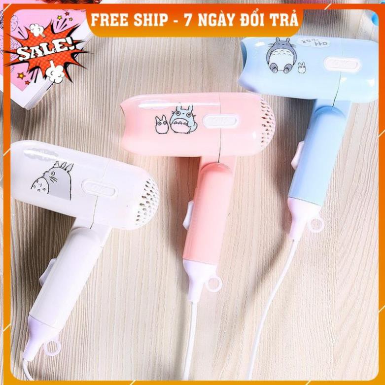 Máy sấy tóc mini 2 chế độ gấp gọn siêu kute