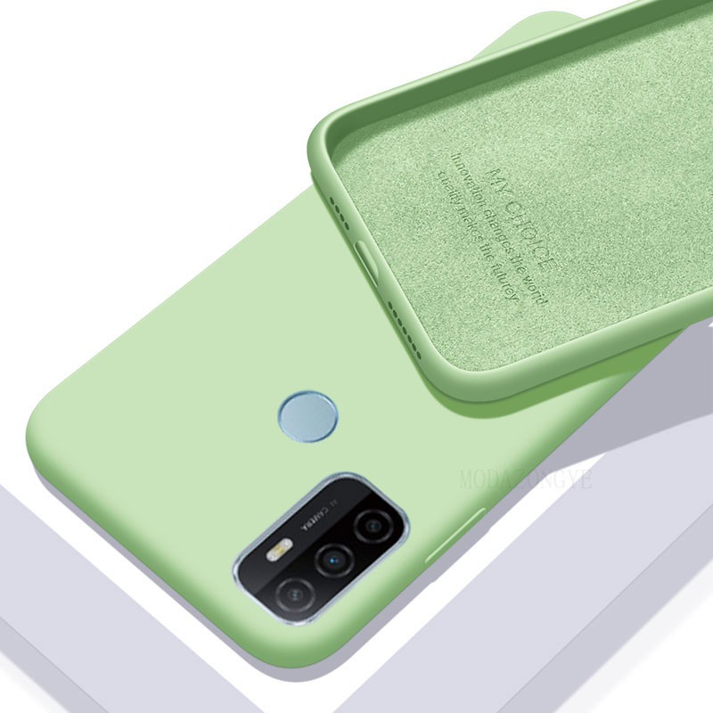 Ốp điện thoại silicon màu trơn ngọt ngào xinh xắn cho Oppo A53 A53 A53