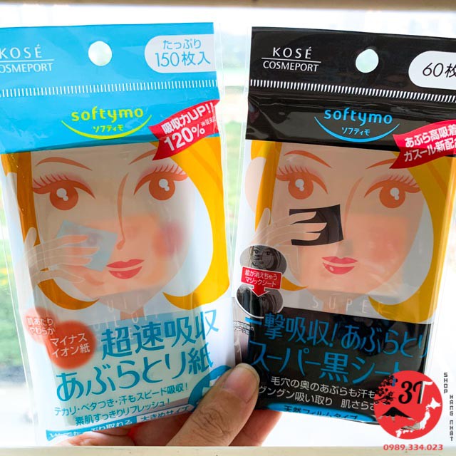 Giấy thấm dầu Kose softymo - Nhật Bản | BigBuy360 - bigbuy360.vn