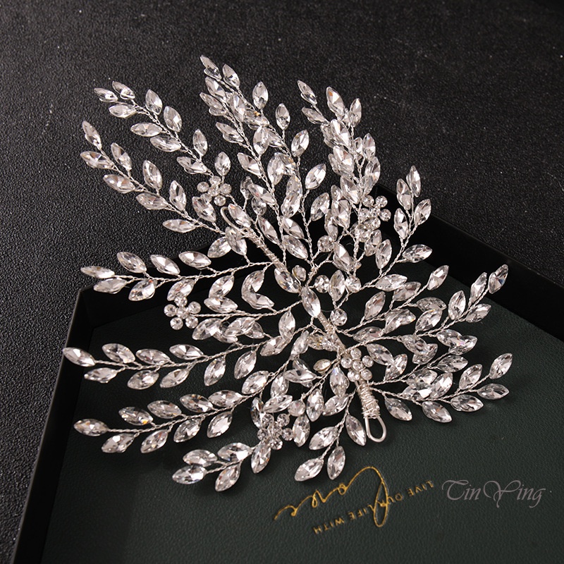 GETNOIVAS Băng Đô Cài Tóc Họa Tiết Lá Thời Trang Cho Nữ