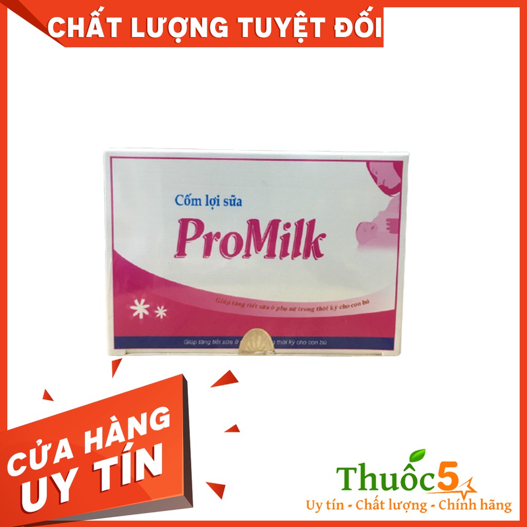 [GIÁ GỐC] Cốm lợi sữa ProMilk sữa cho mẹ hộp 20 gói