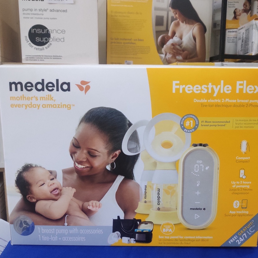 Máy Hút Sữa Điện Đôi Medela Freestyle Flex Bản Đầy Đủ | Nguyên Seal - Hàng Chính Hãng Nhập Khẩu US/ Thụy Sỹ