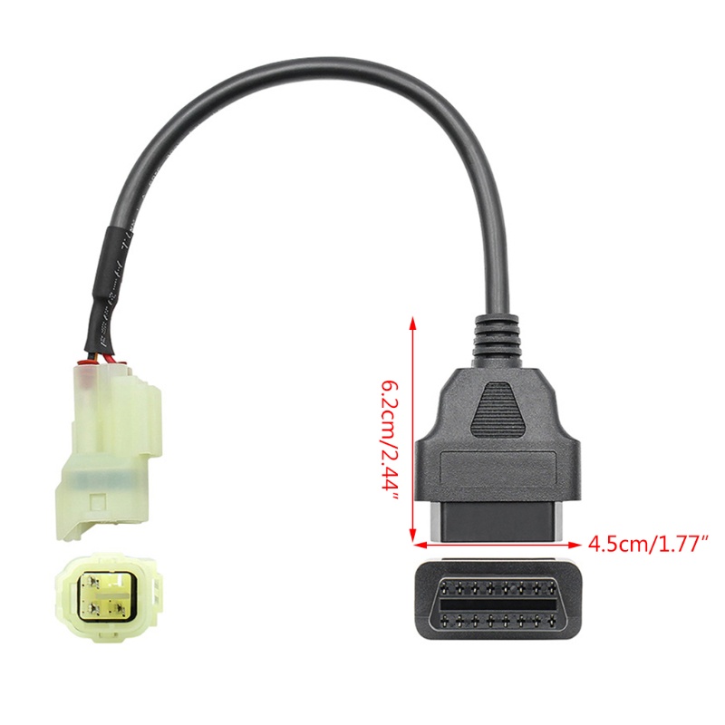 Dây Cáp Nối Dài Chuyển Đổi Chu Kỳ 4Pin OBD Cho Xe Honda