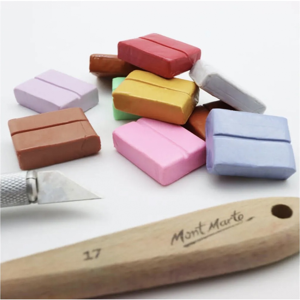 Đất Sét Polymer Make n Bake Mont Marte 60g