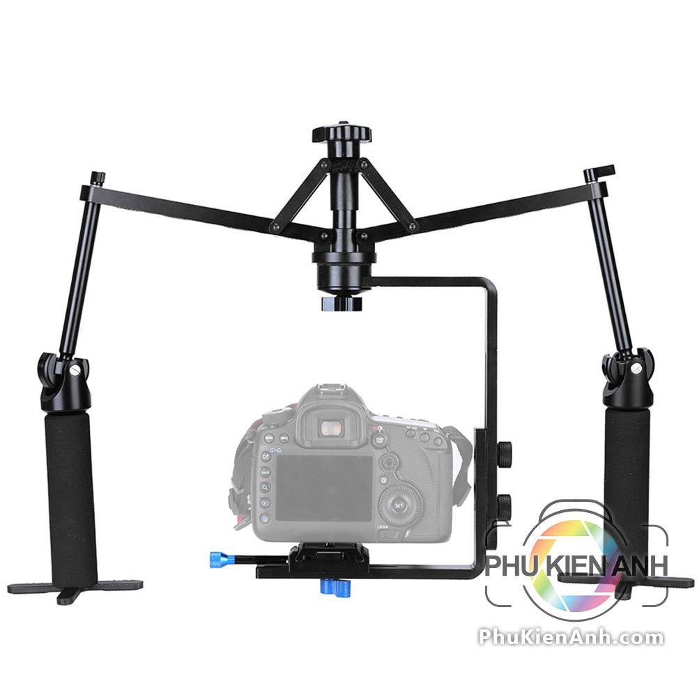 Tay cầm chống rung hai tay Spider Steadicam