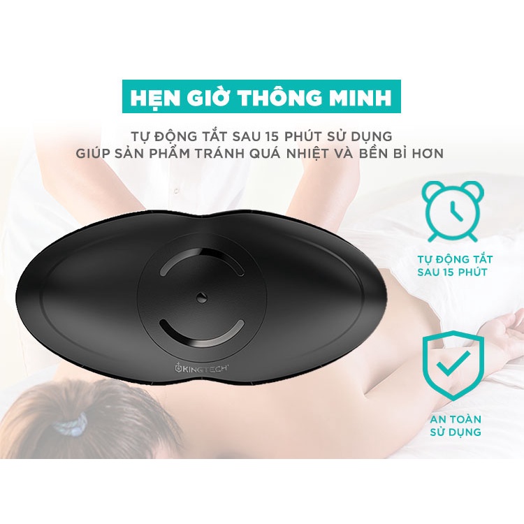 Máy Massage Trị Liệu Lưng, Hông Cao Cấp KB-920 - Chuyên Sâu Thắt Lưng, Cột Sống - Bảo Hành 12 Tháng Chính Hãng KINGTECH