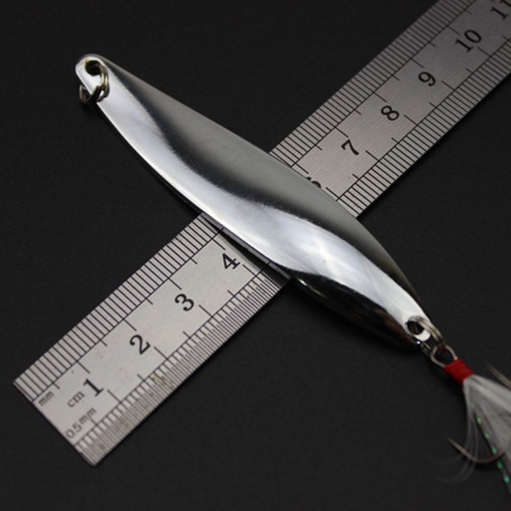 Bộ 2 Mồi Câu Hình Cá Có Lưỡi Câu Kim Loại