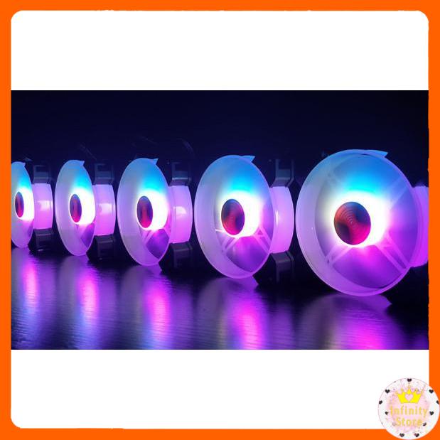 QUẠT LED CASE COOLMOON V11 LED RGB 12CM INFINY DECOR