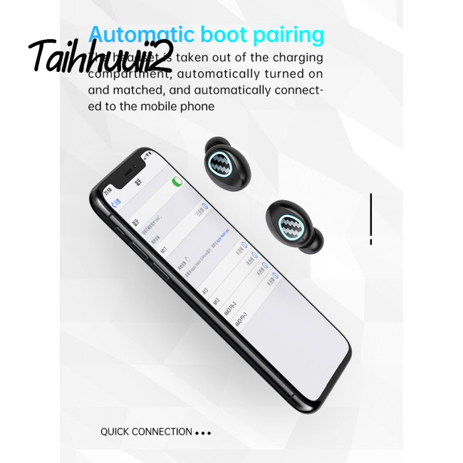 1 Cặp Tai Nghe Bluetooth Thể Thao Không Dây Huuii R9 Tws