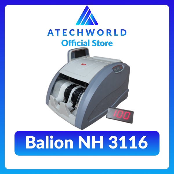Máy Đếm Tiền Phát Hiện Tiền Giả Đếm Tốt Balion NH 3116 - Hàng Chính Hãng - Có Xuất VAT