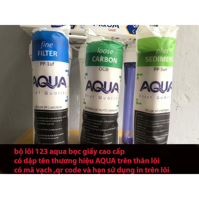 Bộ lọc thô 123 Aqua lead