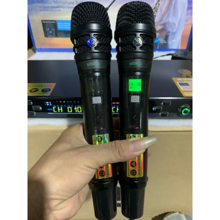 Micro karaoke không dây SHURE UGX 23 với chế độ tự ngắt(MỚI 2021) Micro UGX 23